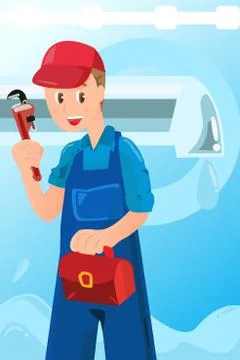 Plumber Stock Illustration