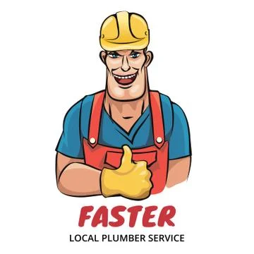 Plumber service Stock Illustration