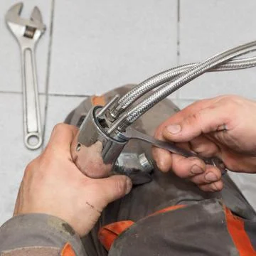 Plumber work Fotos Stock