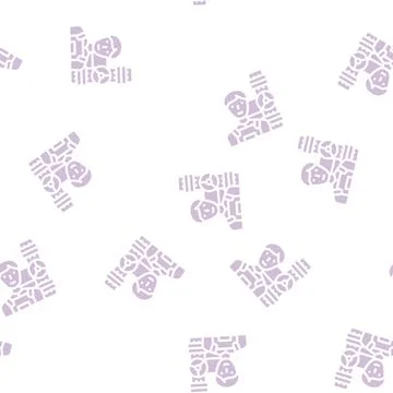 Plumber worker glyph vector seamless pattern black 스톡 일러스트