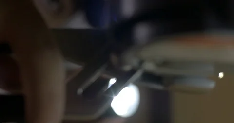 Plumber Working with Tools Blue Collar Jobs Close Up Stock Footage 118028210