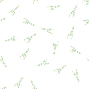 Plumbers wrench tool glyph seamless pattern Stock Illustration