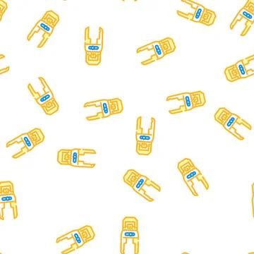 Plumbers wrench vector seamless pattern 스톡 일러스트