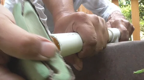 Plumbery work Video stock 54018091