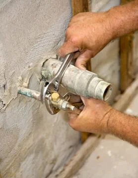 Plumbing Closeup Stock Photos