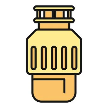 Plumbing pipe fitting connector icon vector illustration Stock Illustration