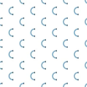 Plumbing pipes forming seamless pattern background vector illustration Illustrazione stock