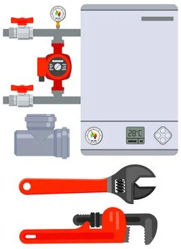 Plumbing Service Concept Stock Illustration