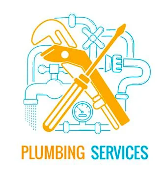 Plumbing services Icon Stock Illustration