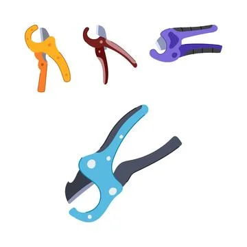 Plumbing tools pipe cutters vector illustration Stock Illustration
