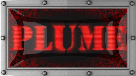 Plume on led Stock Footage 8744673