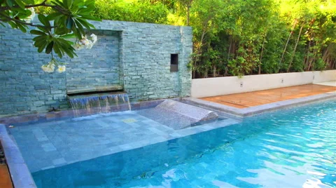 Plumeria swimming pool. 動画素材 49974970