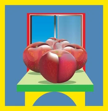 Plums Stock Illustration
