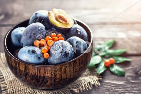 Plums Stock Photos