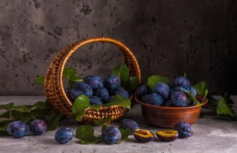 Plums Foto stock
