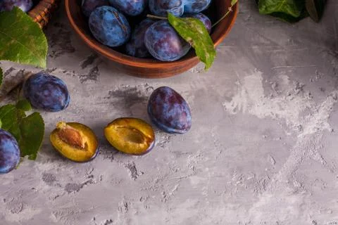 Plums Stock Photos