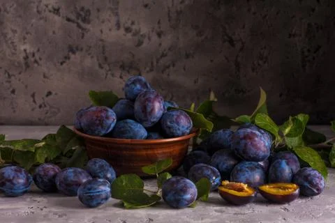 Plums Stock Photos