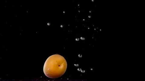 Plums in water Stock Footage 237344510