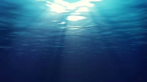 Plunge into the ocean Stock Footage
