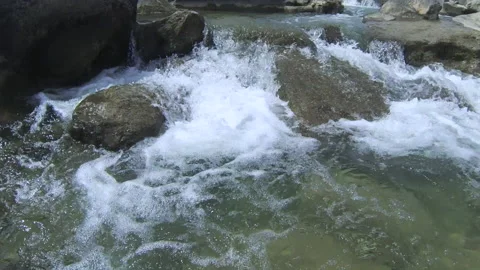 Plunge Into the Pedernales Stock Footage 138724205