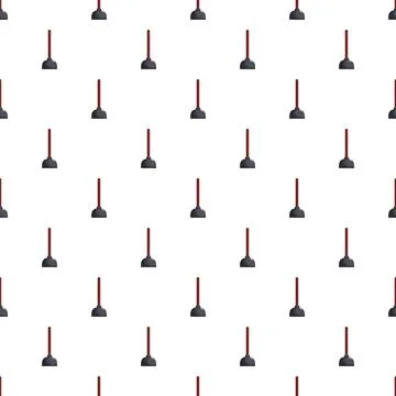 Plunger cleaning tool seamless pattern background Stock Illustration