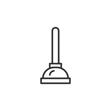 Plunger Icon Stock Illustration