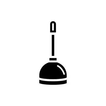 Plunger icon vector design templates simple and modern Stock Illustration