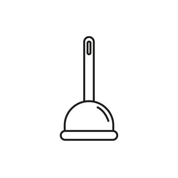 Plunger icon vector design templates simple and modern Stock Illustration