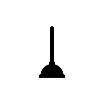 Plunger icon vector Stock Illustration