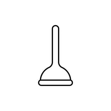 Plunger icon vector Stock Illustration