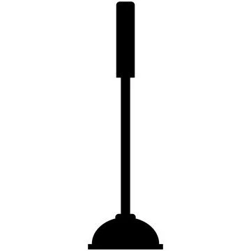 Plunger icon on white background. flat style. plunger symbol. toilet plunger Stock Illustration