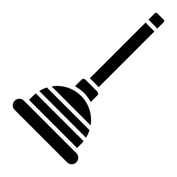 Plunger Vector Icon Design Illustration Stock Illustration