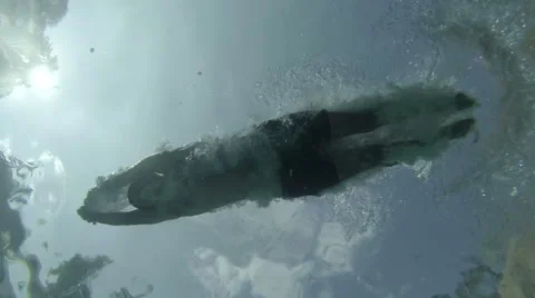 Plunging Protune Stock Footage 55636592