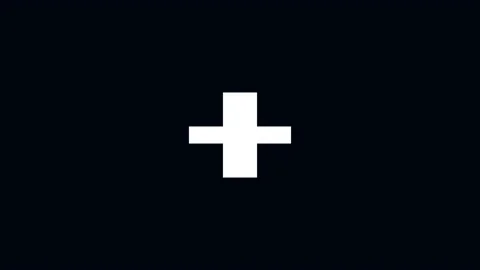 Plus glitch icon animated. Stock Footage 167813389