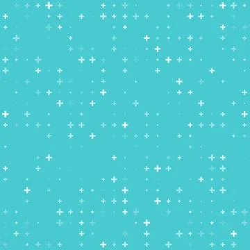 Plus hospital pattern, vector background, crosses Stock Illustration