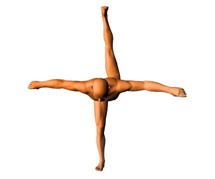 Plus Human Stock Illustration