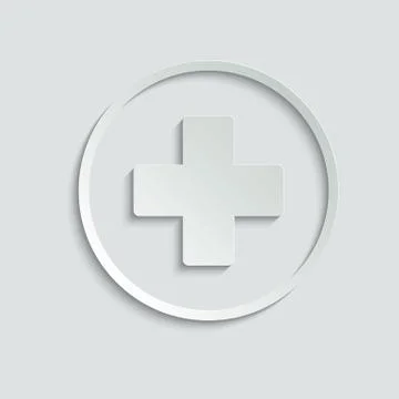 Plus icon. add icon. Vector icon for apps and websites Stock Illustration