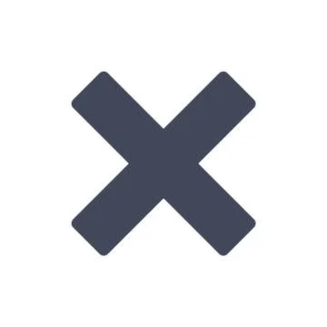 Plus icon, the cross, add, delete, close, zoom, vector  flat design style Stock Illustration