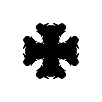 Plus icon. Cross sign. Simple style Christian holiday poster background sym.. Stock Illustration