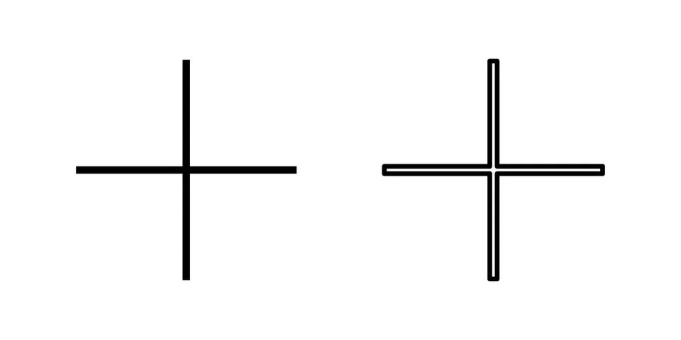 Plus Icon set. Add plus icon Illustrazione stock