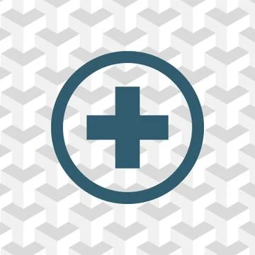 Plus icon stock vector illustration flat design Stock Illustration