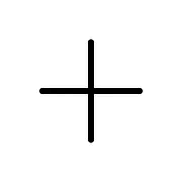 Plus Icon vector. Add plus icon Illustrazione stock