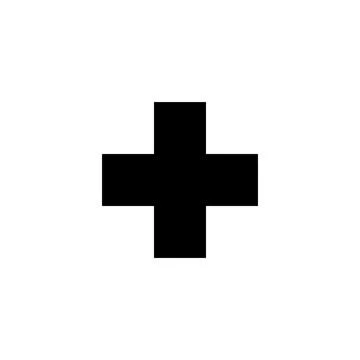 Plus Icon vector. Add plus icon Stock Illustration