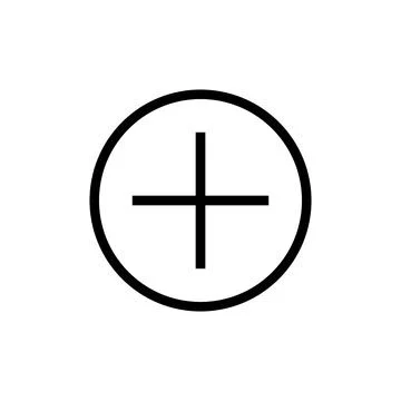 Plus Icon vector. Add plus icon Stock Illustration