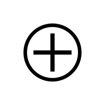 Plus Icon vector. Add plus icon Stock Illustration