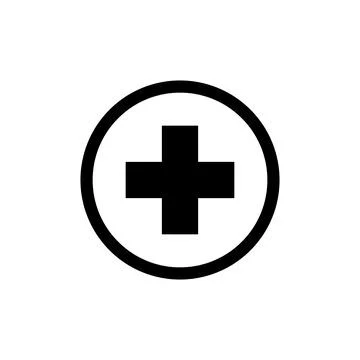 Plus Icon vector. Add plus icon Illustrazione stock