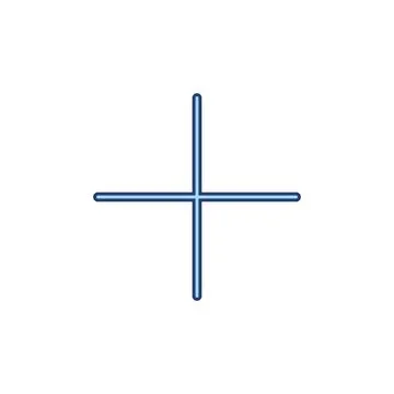 Plus icon vector. Add plus sign and symbol 스톡 일러스트