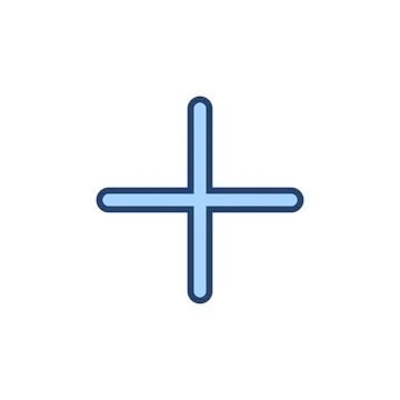 Plus icon vector. Add plus sign and symbol イラスト素材