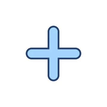 Plus icon vector. Add plus sign and symbol Stock-Illustration