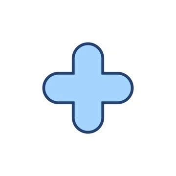 Plus icon vector. Add plus sign and symbol イラスト素材